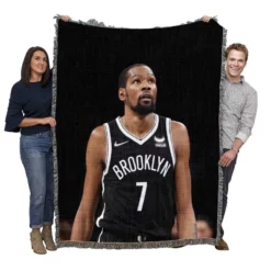 Kevin Durant Popular NBA Basketball Player Woven Blanket