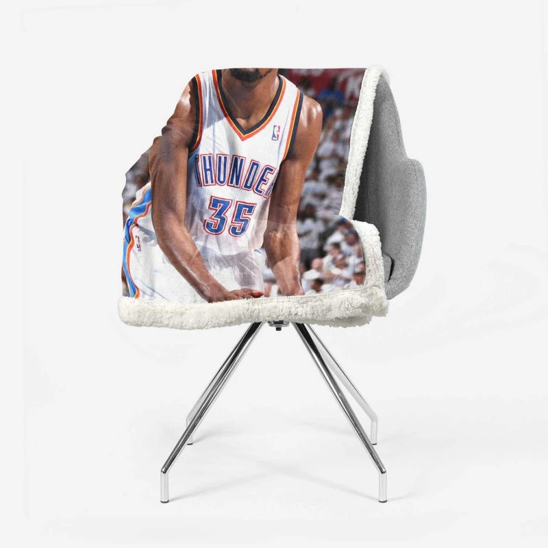 Kevin Durant Strong NBA Basketball Player Sherpa Fleece Blanket 2