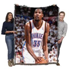 Kevin Durant Strong NBA Basketball Player Woven Blanket