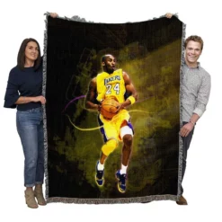 Kobe Bryant All NBA Team Player Woven Blanket