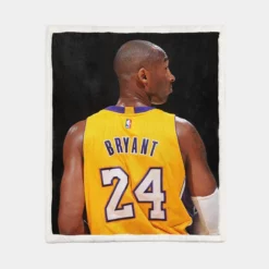 Kobe Bryant American professional basketball player Sherpa Fleece Blanket 1