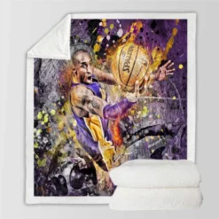 Kobe Bryant NBA Soccer Player Sherpa Fleece Blanket