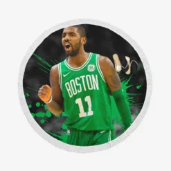 Kyrie Andrew Irving NBA Basketball Player Round Beach Towel