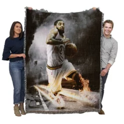 Kyrie Irving Awarded NBA Basketball Player Woven Blanket