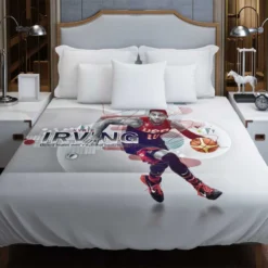 Kyrie Irving Energetic NBA Basketball Player Duvet Cover