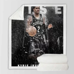 Kyrie Irving Excellent NBA Basketball Player Sherpa Fleece Blanket