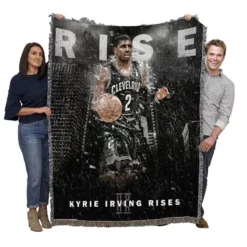 Kyrie Irving Excellent NBA Basketball Player Woven Blanket