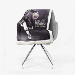 Kyrie Irving Exciting NBA Basketball player Sherpa Fleece Blanket 2