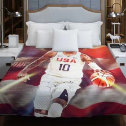 Kyrie Irving Professional NBA Basketball Player Duvet Cover