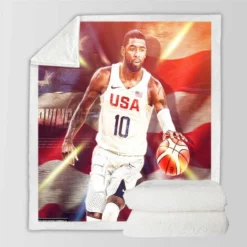 Kyrie Irving Professional NBA Basketball Player Sherpa Fleece Blanket