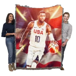 Kyrie Irving Professional NBA Basketball Player Woven Blanket