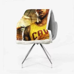 LeBron James Strong NBA Basketball Player Sherpa Fleece Blanket 2