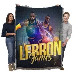 Lebron! Olympic gold medalist Woven Blanket