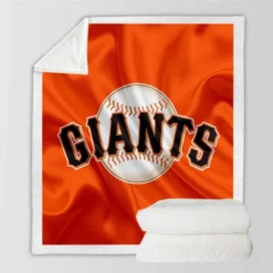 MLB Baseball Club San Francisco Giants Sherpa Fleece Blanket