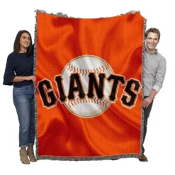 MLB Baseball Club San Francisco Giants Woven Blanket