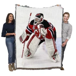 Martin Brodeur Professional Ice Hockey Goaltender Woven Blanket