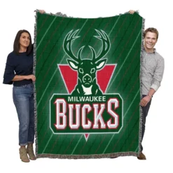 Milwaukee Bucks Conference Titles NBA Team Woven Blanket