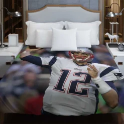 New England Patriots Tom Brady NFL Duvet Cover