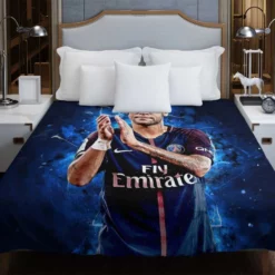 Neymar French League Cup Sports Player Duvet Cover