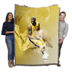 Official NBA Basketball Player Kobe Bryant Woven Blanket