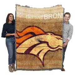 Official NFL Team Denver Broncos Woven Blanket