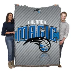 Orlando Magic Active American Basketball Team Woven Blanket