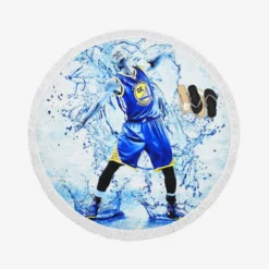 Passionate NBA Stephen Curry Round Beach Towel