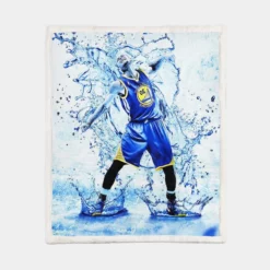 Passionate NBA Stephen Curry Sherpa Fleece Blanket 1