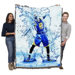 Passionate NBA Stephen Curry Woven Blanket