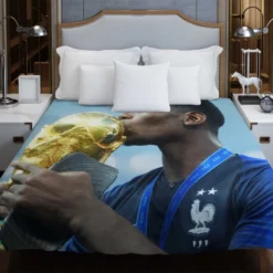Paul Pogba France World Cup Football Player Duvet Cover