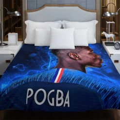 Paul Pogba enduring France Football Player Duvet Cover