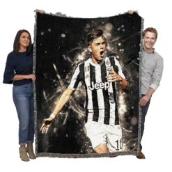 Paulo Dybala fastidious Soccer Player Woven Blanket