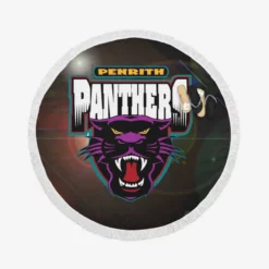 Penrith Panthers Australian Professional rugby football club Round Beach Towel