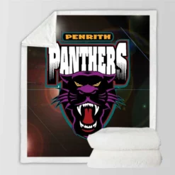 Penrith Panthers Australian Professional rugby football club Sherpa Fleece Blanket