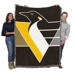 Pittsburgh Penguins NHL Stanley Cup Woven Blanket