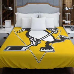 Pittsburgh Penguins Popular NHL Club Duvet Cover