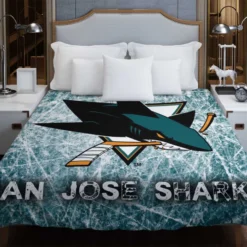 Popular Hockey Club San Jose Sharks Duvet Cover