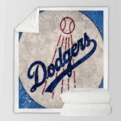Popular MLB Baseball Club Los Angeles Dodgers Sherpa Fleece Blanket