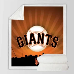 Popular MLB Team San Francisco Giants Sherpa Fleece Blanket