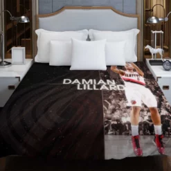 Popular NBA Basketball Player Damian Lillard Duvet Cover