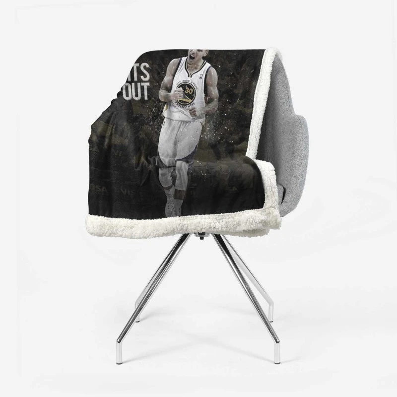 Popular NBA Stephen Curry Sherpa Fleece Blanket 2