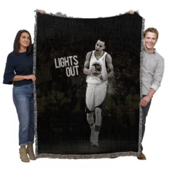 Popular NBA Stephen Curry Woven Blanket