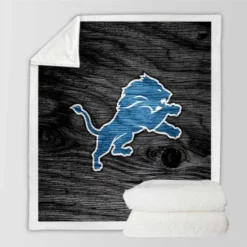 Popular NFL American Football Team Detroit Lions Sherpa Fleece Blanket