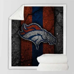 Popular NFL Club Denver Broncos Sherpa Fleece Blanket