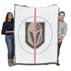 Popular NHL Team Vegas Golden Knights Woven Blanket