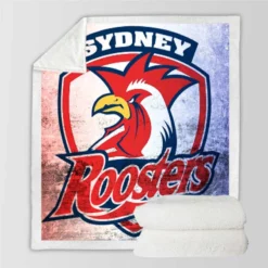 Professional Austrian Rugby Team Sydney Roosters Sherpa Fleece Blanket