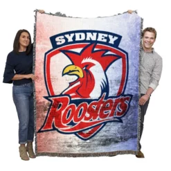 Professional Austrian Rugby Team Sydney Roosters Woven Blanket