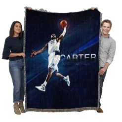 Professional Dallas Mavericksssss NBA Player Vince Carter Woven Blanket