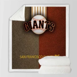 Professional MLB Club San Francisco Giants Sherpa Fleece Blanket
