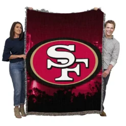 Professional NFL Club San Francisco 49ers Woven Blanket